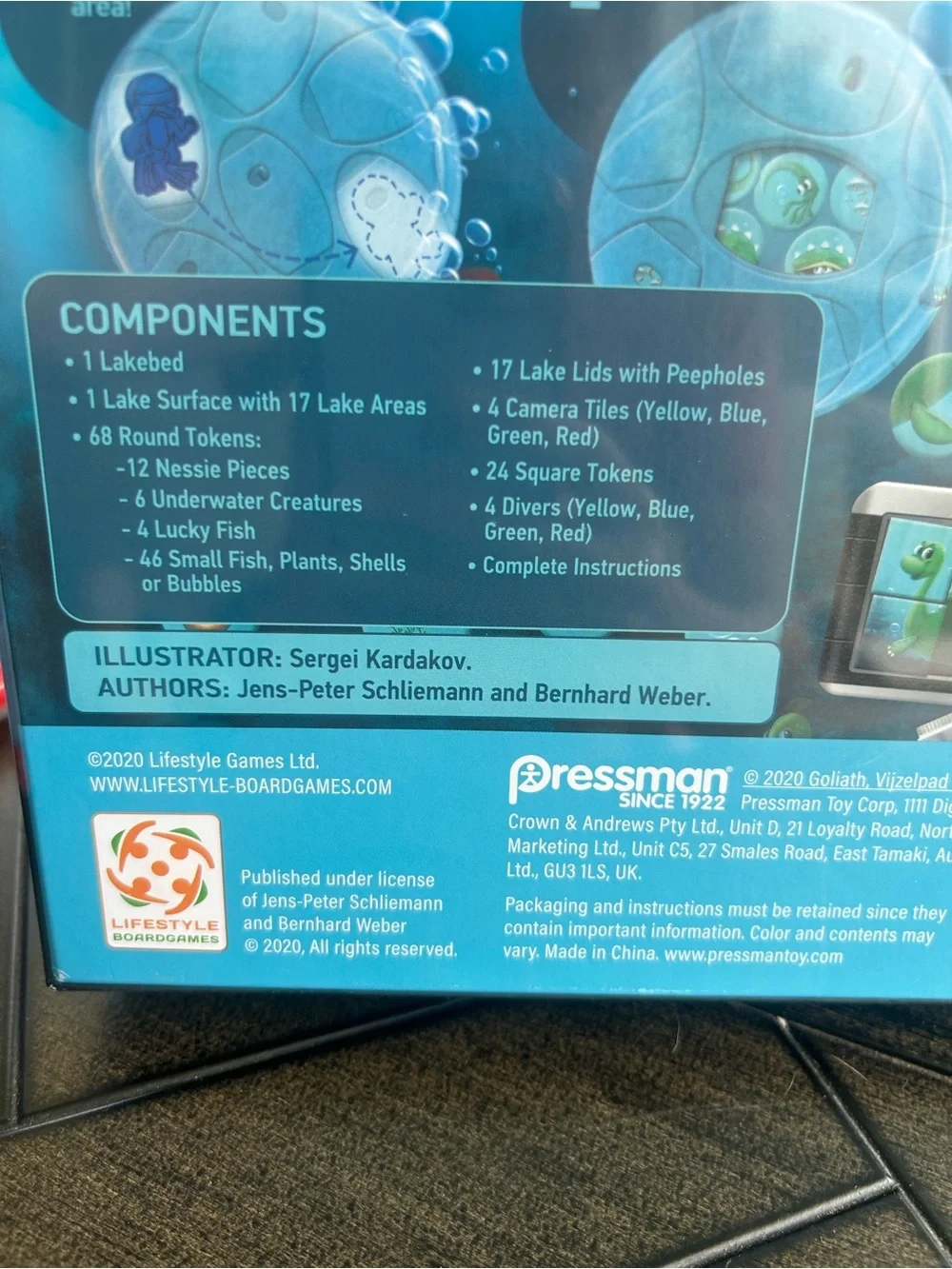 New Finding Nessie The Innovative 3D game of adventure by Pressman gift